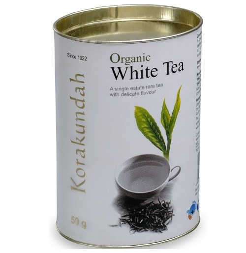 Korakundah Organic White Tea in Canister Pack - 100 GMS